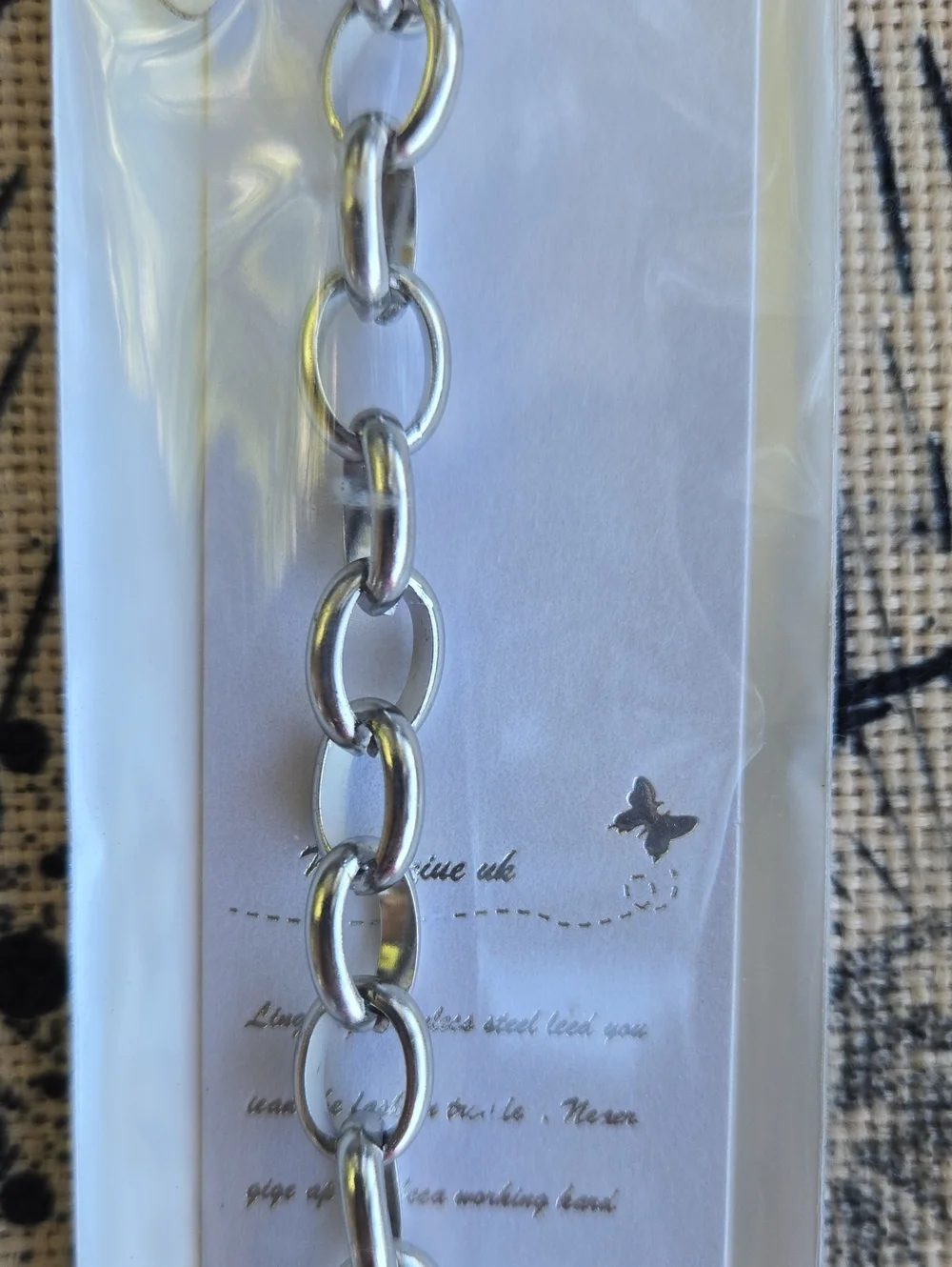 Stainless Steel Large Cable Chain Bracelet 7 In